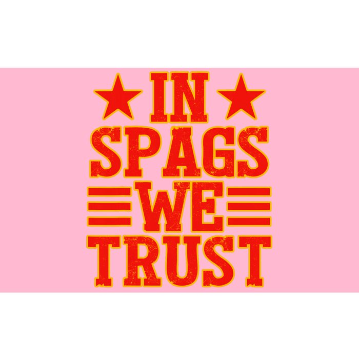 In Spags We Trust Trending Design Bumper Sticker