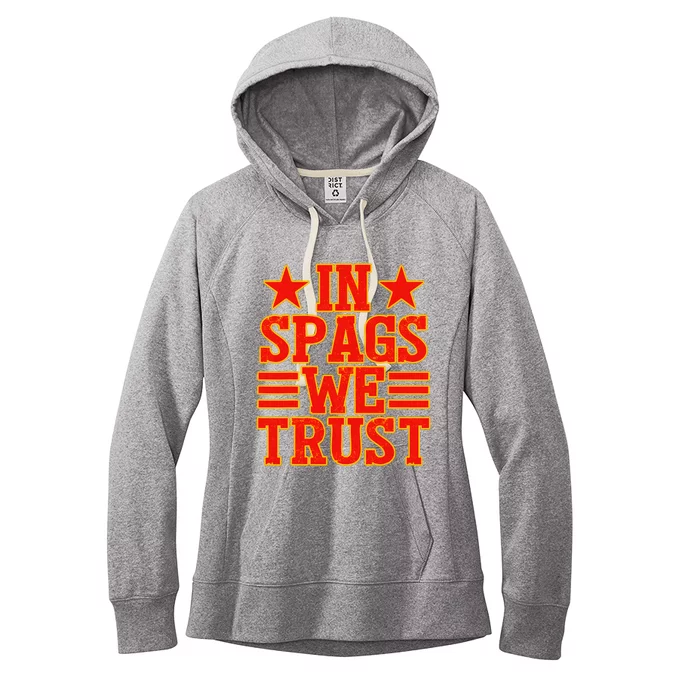 In Spags We Trust Trending Design Women's Fleece Hoodie