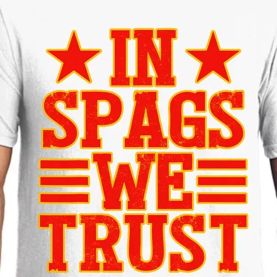 In Spags We Trust Trending Design Pajama Set