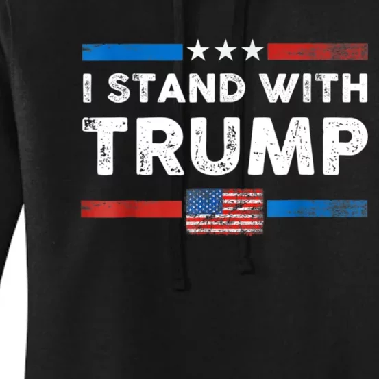 I Stand With President Trump MaraLago Trump Support Women's Pullover Hoodie