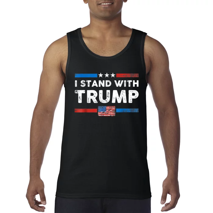 I Stand With President Trump MaraLago Trump Support Tank Top