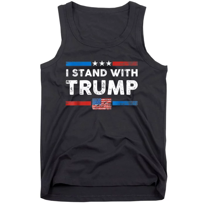 I Stand With President Trump MaraLago Trump Support Tank Top