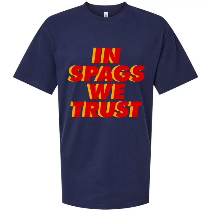 In Spags We Trust Sueded Cloud Jersey T-Shirt