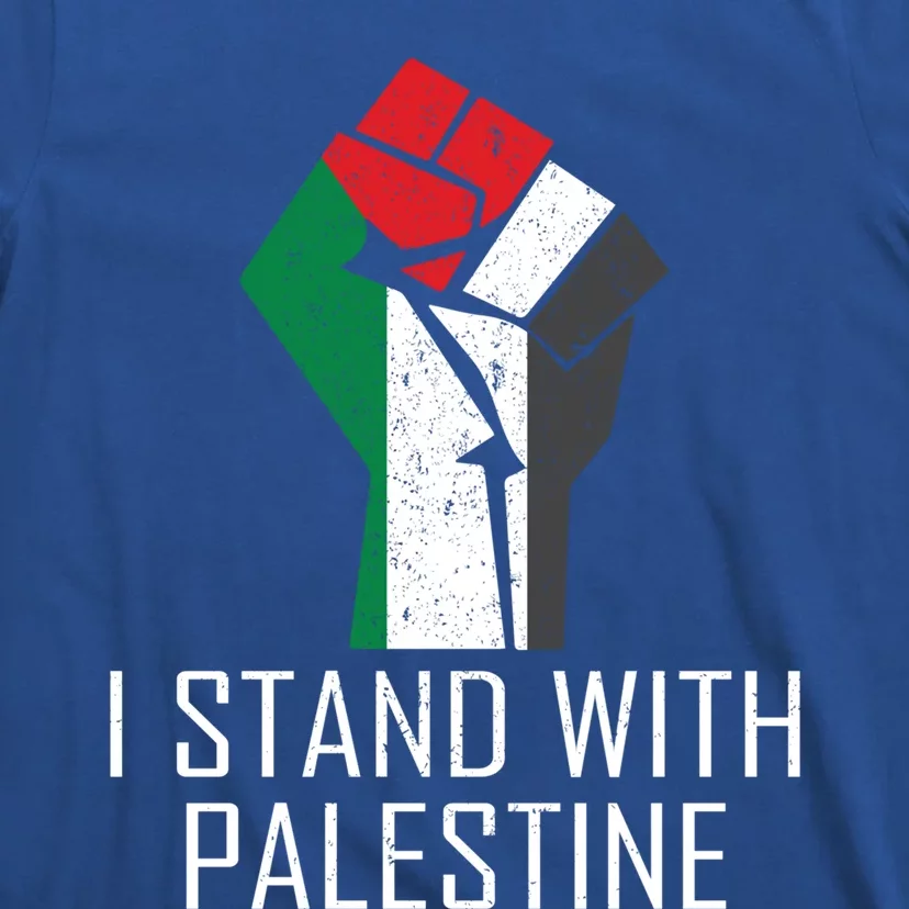 I Stand With Palestine Supporters Free Gaza Jerusalem Gift T-Shirt