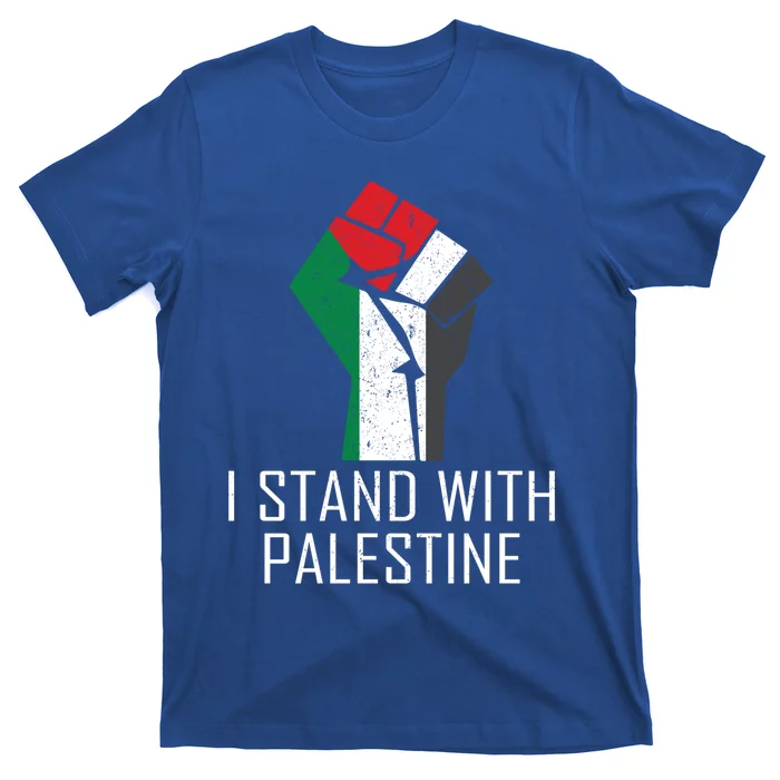 I Stand With Palestine Supporters Free Gaza Jerusalem Gift T-Shirt