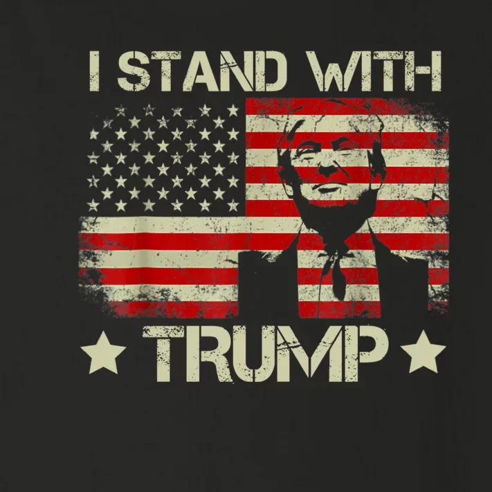 I Stand With President Trump MaraLago Trump Support Toddler Long Sleeve Shirt