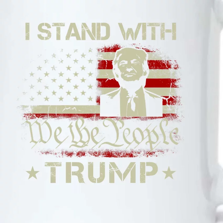 I Stand With Trump Pro Trump Supporter Free Trump Black Color Changing Mug