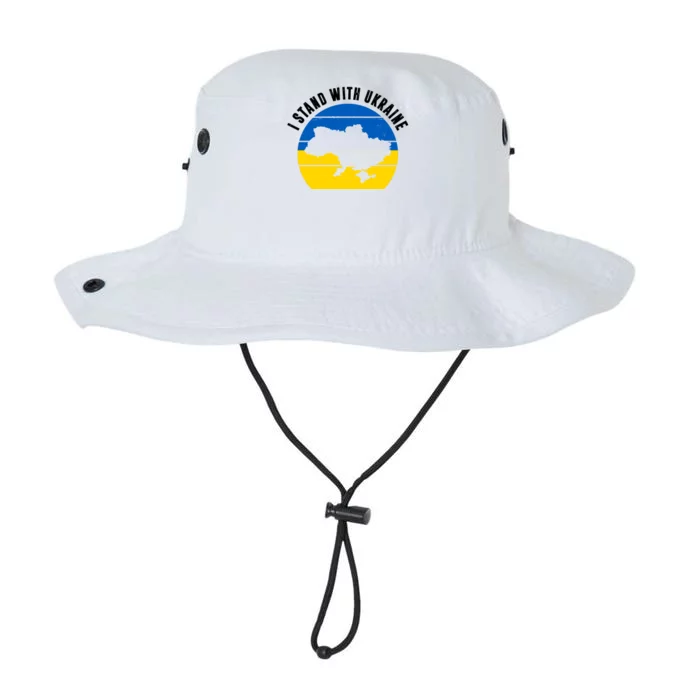 I Stand With Ukraine Ukrainian Map Legacy Cool Fit Booney Bucket Hat