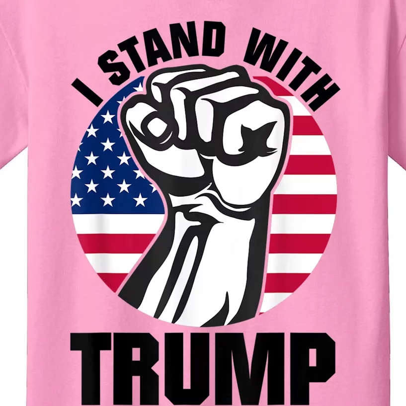 I Stand With Trump Kids T-Shirt