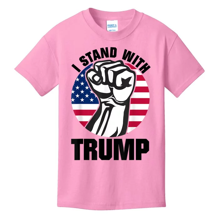 I Stand With Trump Kids T-Shirt