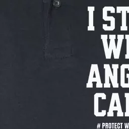 I Stand With Angela Carini Boxer Protect Female Boxing Premium Softstyle Adult Sport Polo