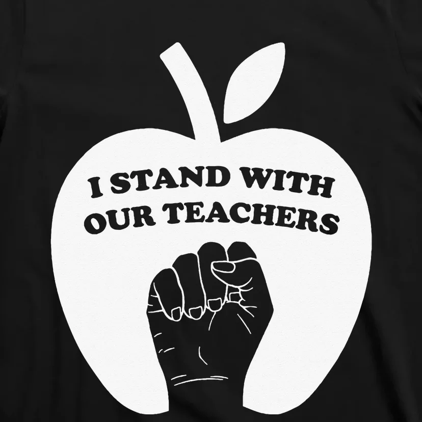 I Stand With Our Teachers & Stand Against Book Banning! T-Shirt