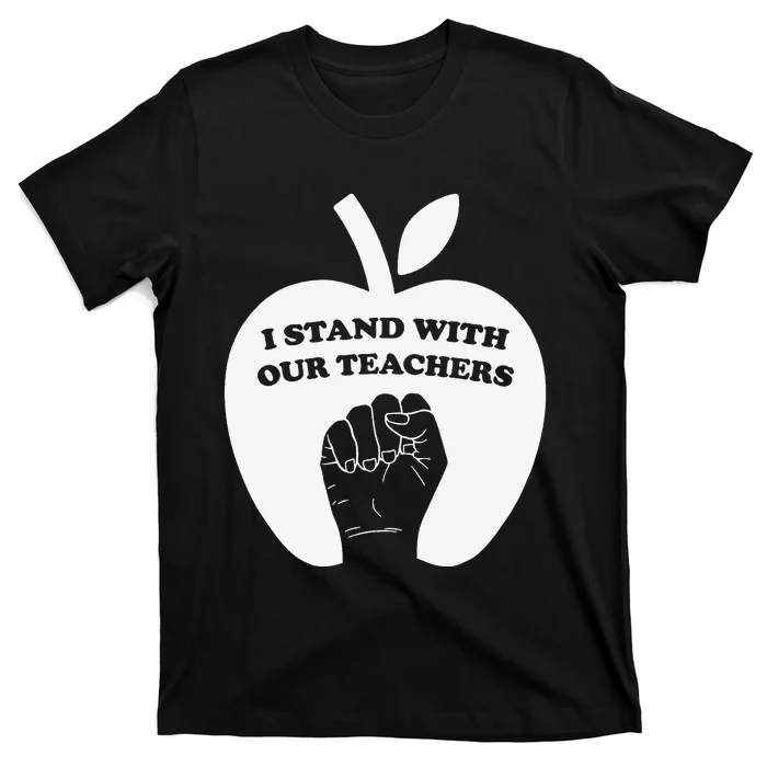 I Stand With Our Teachers & Stand Against Book Banning! T-Shirt