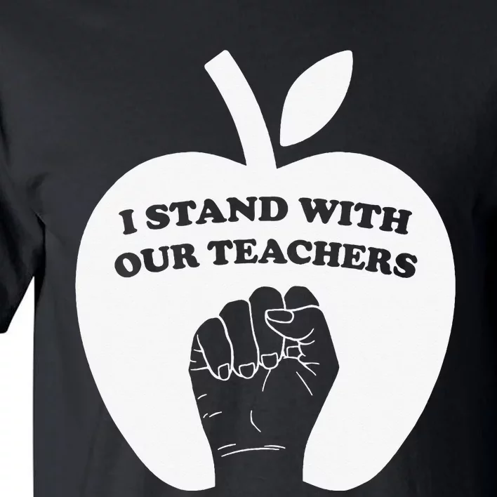 I Stand With Our Teachers & Stand Against Book Banning! Tall T-Shirt