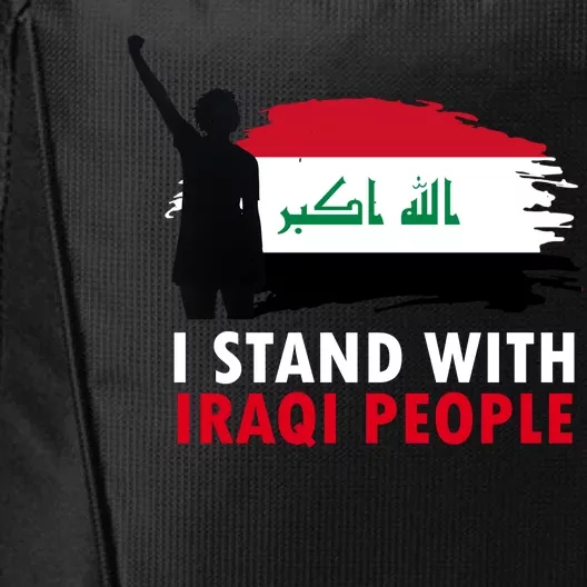 I Stand With Iraqi People Support Iraq City Backpack