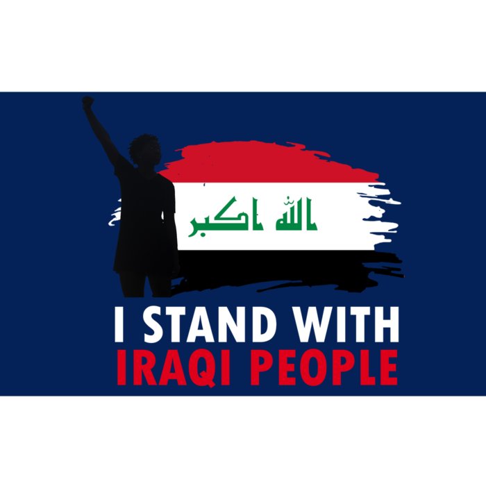 I Stand With Iraqi People Support Iraq Bumper Sticker