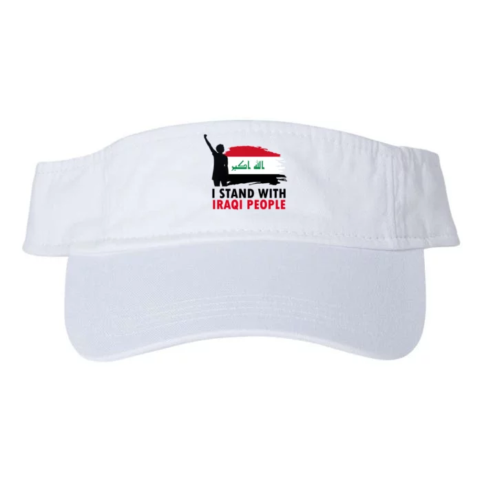 I Stand With Iraqi People Support Iraq Valucap Bio-Washed Visor