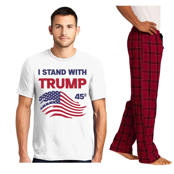 I Stand With President Donald J. Trump Pajama Set