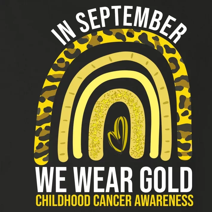 In September We Wear Gold Childhood Cancer Awareness Toddler Long Sleeve Shirt