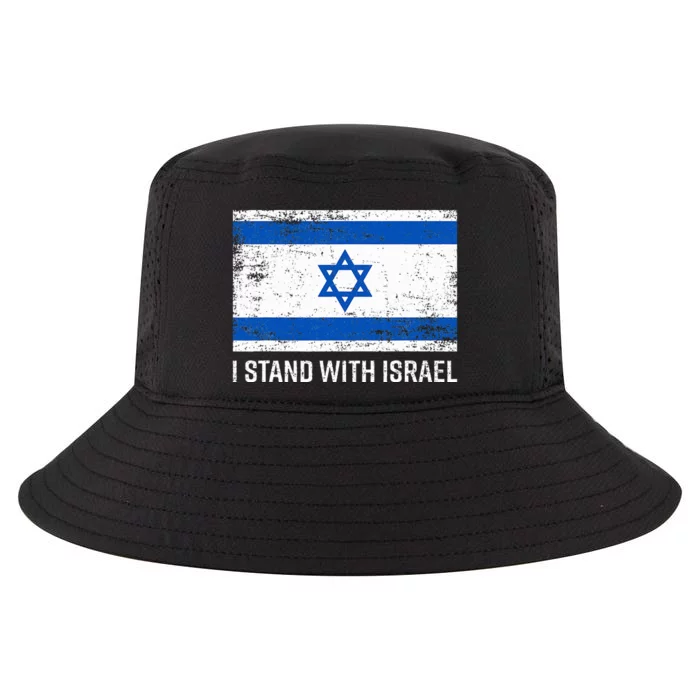 I Stand With Israel  Israeli Flag Jewish Star Of David Cool Comfort Performance Bucket Hat