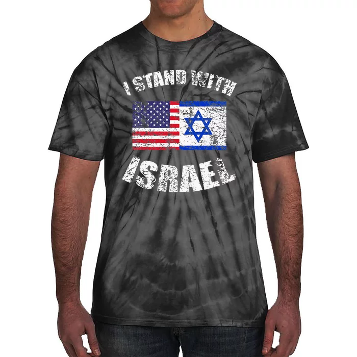 I Stand With Israel My Support Israel Flag Pride Tie-Dye T-Shirt