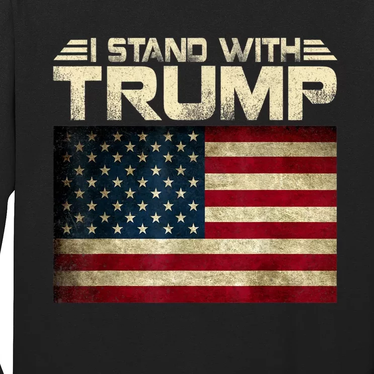 I Stand With President Trump MaraLago Trump Support Long Sleeve Shirt