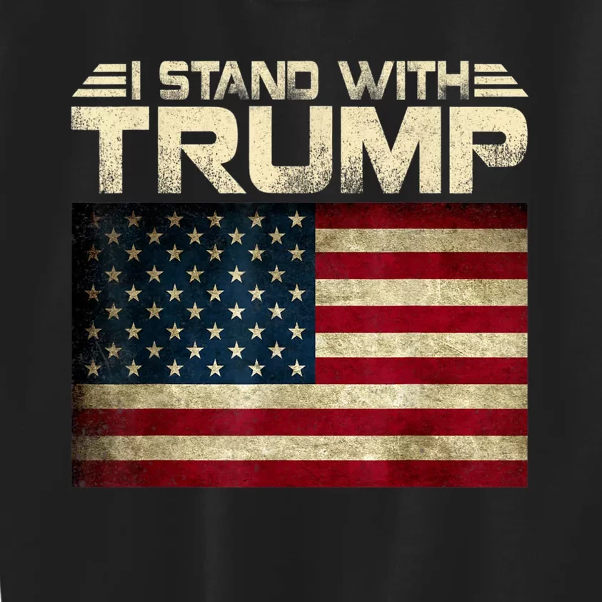 I Stand With President Trump MaraLago Trump Support Kids Sweatshirt