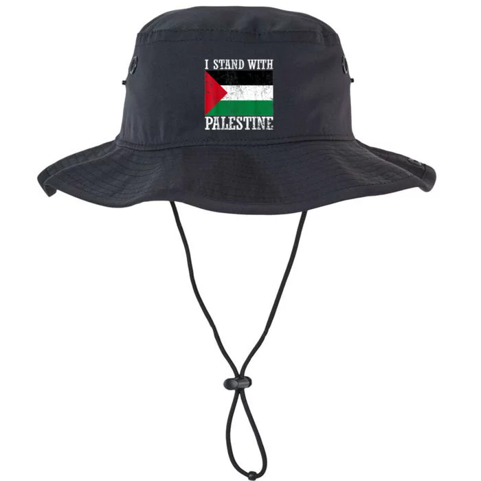 I Stand With Palestine Palestinian Flag Palestine Pride Legacy Cool Fit Booney Bucket Hat