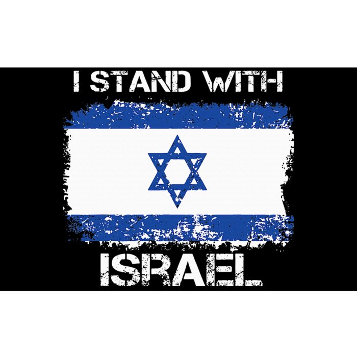 I Stand With Israel Support Israel Love Israeli Bumper Sticker