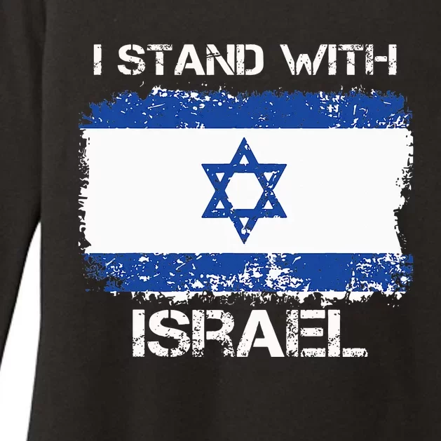 I Stand With Israel Support Israel Love Israeli Womens CVC Long Sleeve Shirt