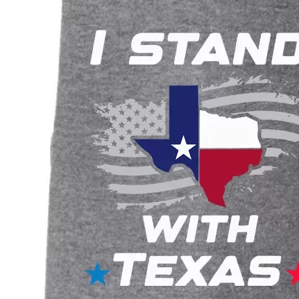 I Stand With Texas Doggie 3-End Fleece Hoodie