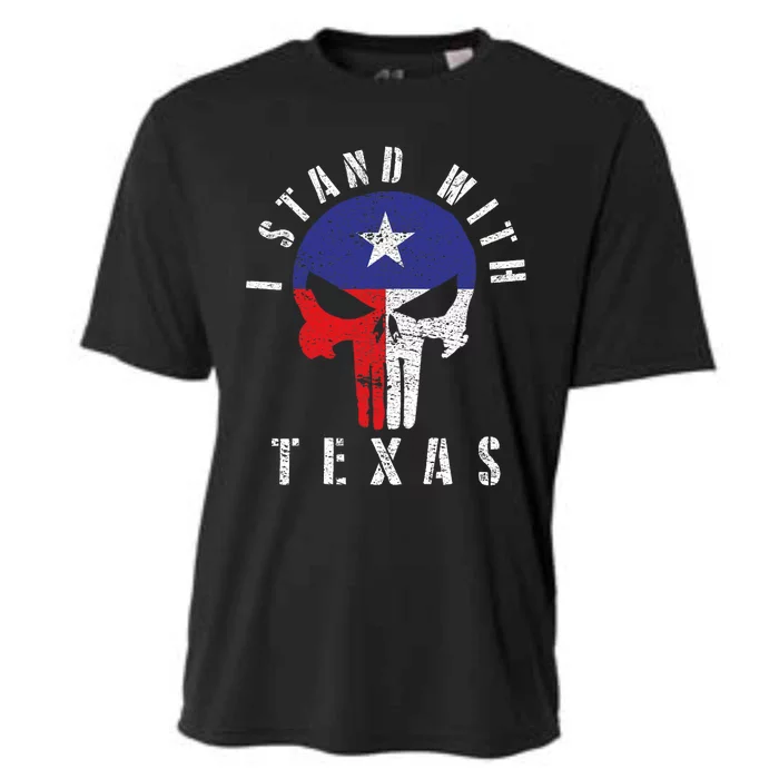 I Stand With Texas Cooling Performance Crew T-Shirt