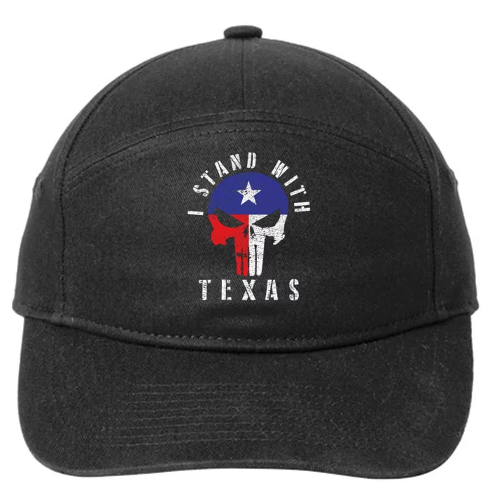 I Stand With Texas 7-Panel Snapback Hat