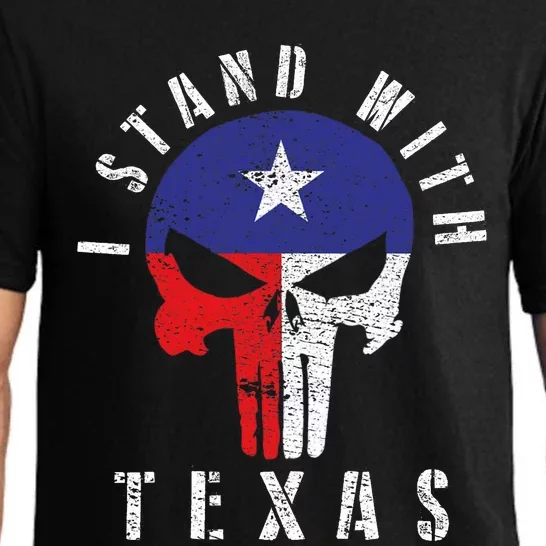 I Stand With Texas Pajama Set