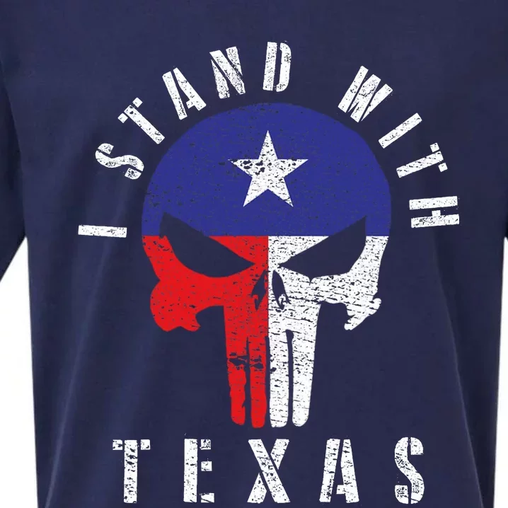 I Stand With Texas Sueded Cloud Jersey T-Shirt