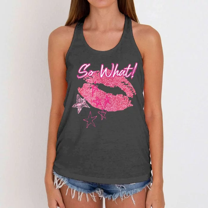 I So What Colors Women's Knotted Racerback Tank