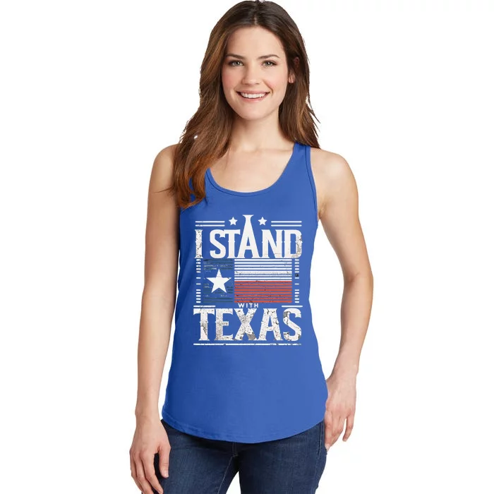 I Stand With Texas Scotus Ladies Essential Tank