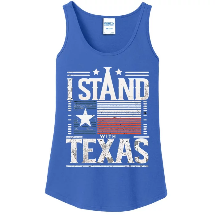 I Stand With Texas Scotus Ladies Essential Tank