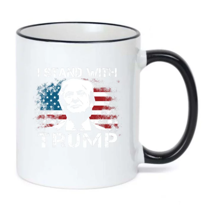 I Stand With Trump Pro Trump Supporter Free Trump Black Color Changing Mug