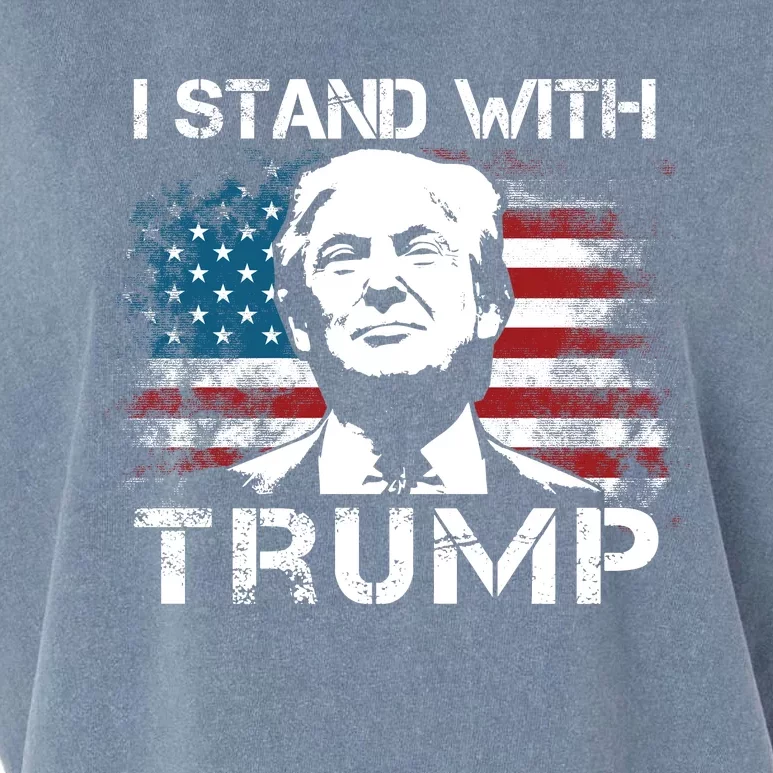 I Stand With Trump Pro Trump Supporter Free Trump Garment-Dyed Women's Muscle Tee