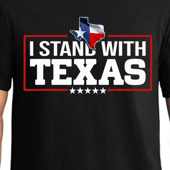 I Stand With Texas Flag Barbed Wire Pajama Set