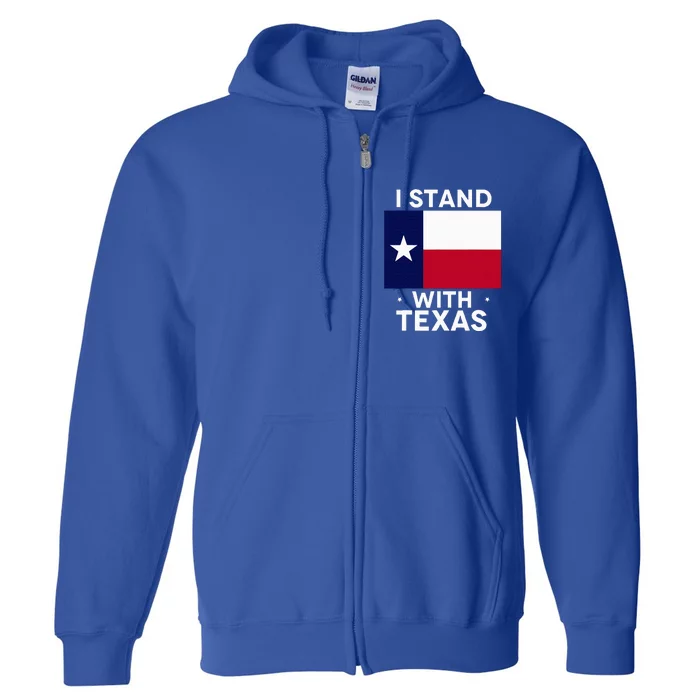 I Stand With Texas Scotus Full Zip Hoodie