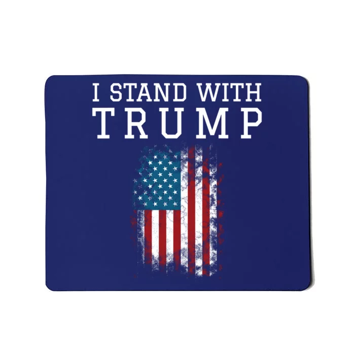 I Stand With Trump Pro Trump Supporter Free Trump Mousepad