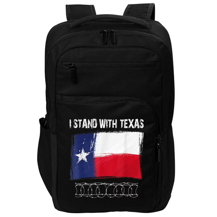 I Stand With Texas Come And Take It Impact Tech Backpack