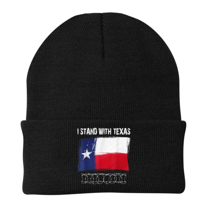 I Stand With Texas Come And Take It Knit Cap Winter Beanie