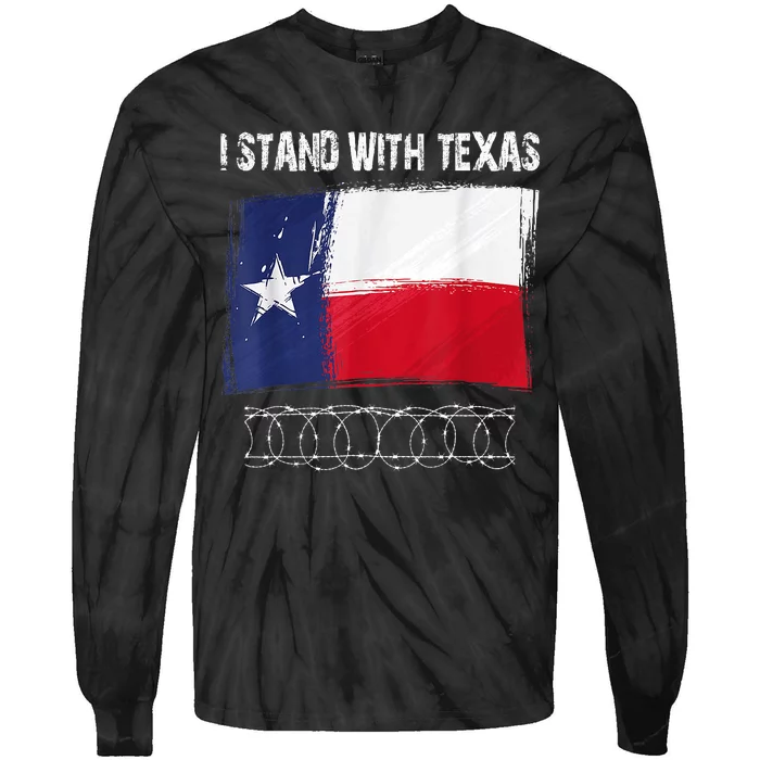 I Stand With Texas Come And Take It Tie-Dye Long Sleeve Shirt