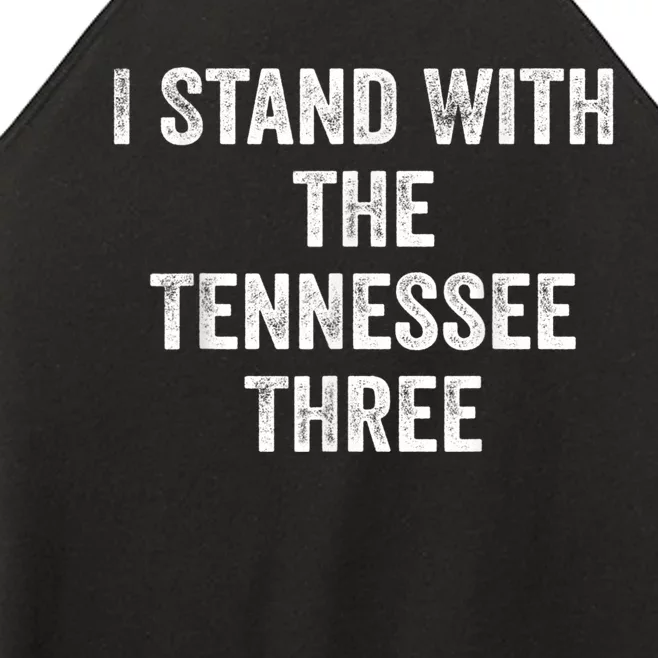 I Stand With The Tennessee Three Novelty & More Clothing Women’s Perfect Tri Rocker Tank