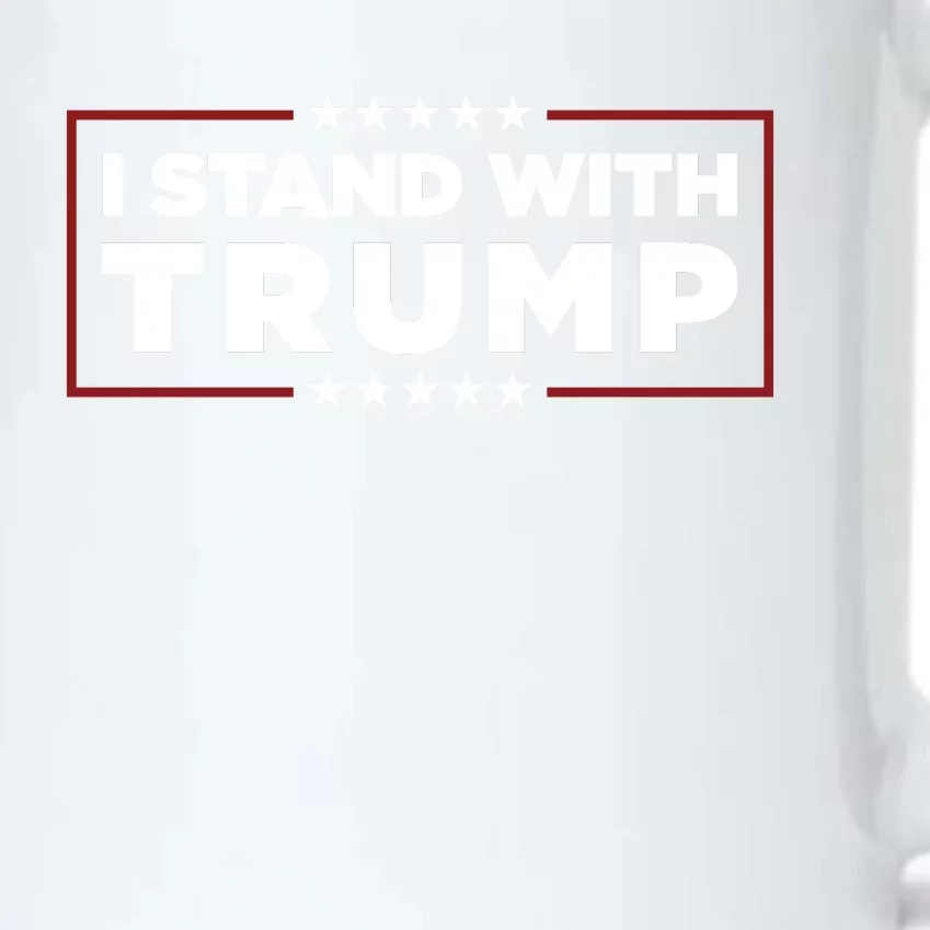 I Stand With Trump Pro Trump Supporter Free Trump Black Color Changing Mug