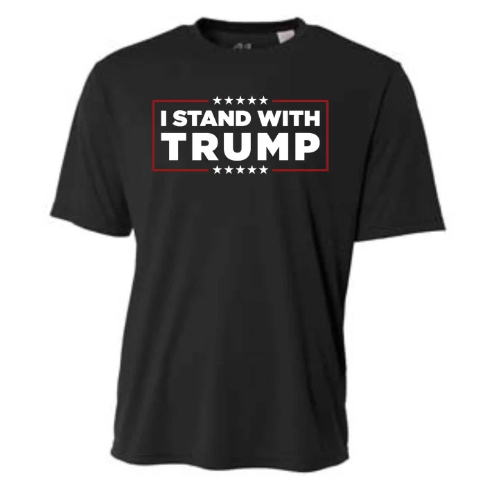 I Stand With Trump Pro Trump Supporter Free Trump Cooling Performance Crew T-Shirt