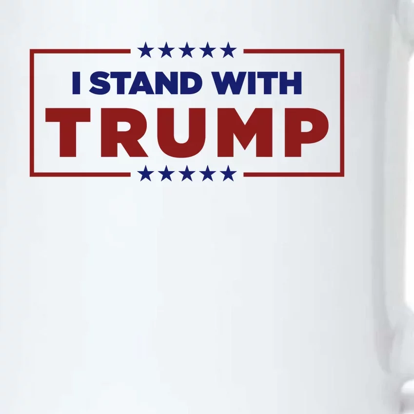 I Stand With Trump Pro Trump Supporter Free Trump Black Color Changing Mug